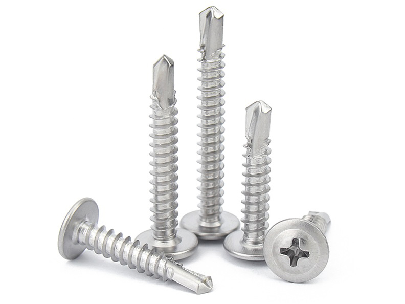 410 Stainless Steel Round Head Washer Tail Screw