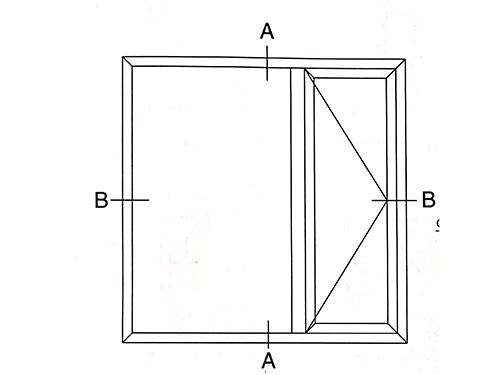 The 70 series insulation within the casement Windows