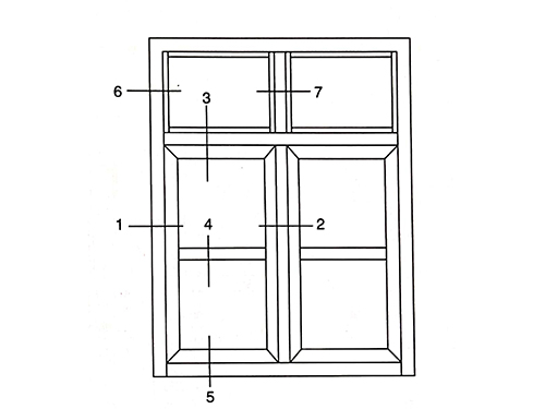 The 63 series insulation outside flat open the door