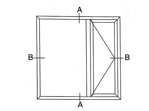 The 63 series insulation broken bridge in casement Windows