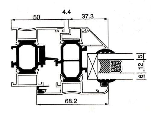 63-1 series insulation outside the window