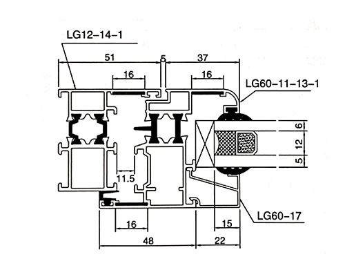 Within 60 series insulation window