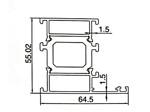 55 series advanced insulation outside the door