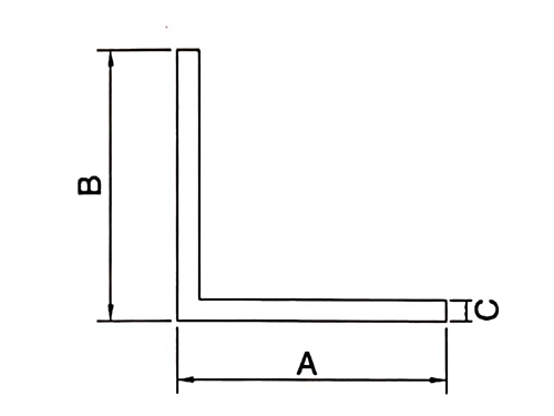 Angle aluminum figure